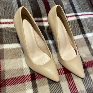 Beige High-heels